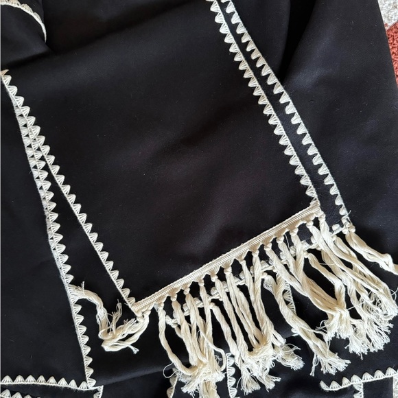 NWT Commense Contrast Trim Jacket With Matching Scarf - Picture 6 of 9